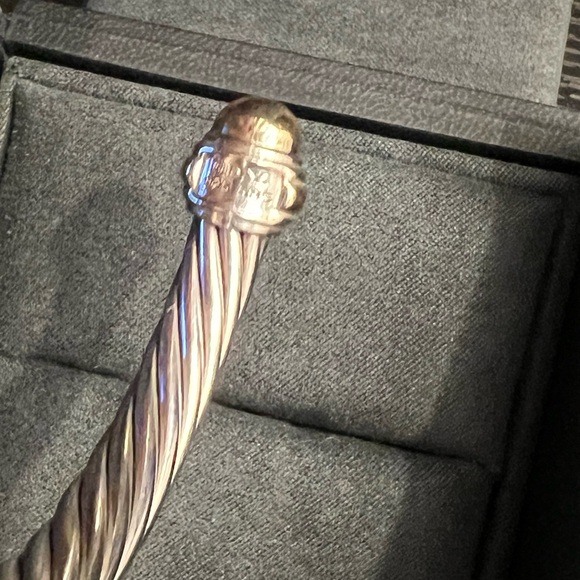 David Yurman Silver Cable Bracelet - Picture 3 of 3